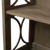 Liberty Furniture 412-HOJ-3DS Simply Elegant - 3 Piece Home Office Set (Desk & Hutch Set) - Heathered Taupe