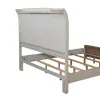 Liberty Furniture 902-BR22HU Belmar - King Upholstered Sleigh Headboard - Washed Taupe