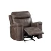 New Classic U1798-13P1-MCH Quade - Glider Recliner With Power Footrest - Mocha