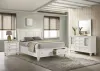 CoasterEssence 201309KE-S4 Sandy Beach - 4 Piece Eastern King Bedroom Set - Cream White