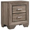 CoasterEveryday 204191KW-S5 Kauffman - 5 Piece California King Bedroom Set - Washed Taupe