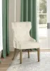 CoasterElevations 104507 Baney - Tufted Upholstered Dining Chair - Beige And Rustic Gray