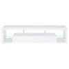 Coaster Fine Furniture 704251 Jude - 2-Drawer Engineered Wood TV Stand - High Gloss White