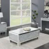CoasterElevations 722498 Gillian - Rectangular Mirrored Acrylic Coffee Table - Silver