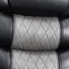 New Classic U7005-30P1-BKG New Classic U7005-30P1-BKG Nikko - Sofa With Power Footrest - Black / Gray