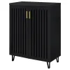 Coaster Fine Furniture 950422 Brixton - 2-Door Entryway Shoe Storage Cabinets - Black