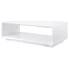 Coaster Fine Furniture 710768 Paseo - Rectangular Cocktail Coffee Table - White High Gloss