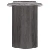 Coaster Fine Furniture 710757 Gladstone - Round Faux Marble Top End Table - Distressed Gray