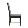 New Classic D1434-20 Skyline - Dining Side Chair (Set of 2) - Onyx