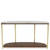Riverside Furniture 28515 Riverside Furniture 28515 Emery - Demilune Sofa Table - Smoked Cherry