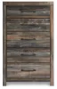 Ashley Furniture B211-46 Drystan - Five Drawer Chest - Brown / Beige