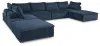 Ashley Furniture A3000662A6 Ashley Furniture A3000662A6 Bales - 7-Piece Modular Seating - Navy