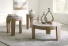Ashley Furniture T237-13 Guystone - Occasional Table Set (Set of 3) - Light Brown