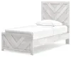 Ashley Furniture B3788B6 Ashley Furniture B3788B6 Cayboni - Twin Panel Bed - Whitewash
