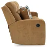 Ashley Furniture 38605/88/94/25 Ashley Furniture 38605/88/94/25 Kanlow - 3 Pc. - Reclining Sofa, Reclining Loveseat With Console, Rocker Recliner - Honey