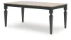 Ashley Furniture PCD591-25 Brenkerton - Rectangular Dining Room Table - Grayish Brown / Black
