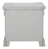 Pulaski Furniture P091-BR-K2-KIT4 Pulaski Furniture P091-BR-K2-KIT4 Madison Ridge - Queen Storage Bed, 2 Nightstands And Drawer Dresser With Framed Mirror - Heritage Taupe
