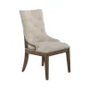 Liberty Furniture 615-C6501S Americana Farmhouse - Upholstered Shelter Side Chair - Dusty Taupe
