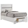 CoasterEveryday 205111T Miranda - Wood Twin Storage Panel Bed - White