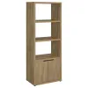 Coaster Fine Furniture 701703 Tabby - 3-Shelf Engineered Wood Media Tower - Mango