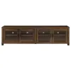 Coaster Fine Furniture 736293-SET Sachin - 3 Piece TV Entertainment Center - Dark Pine