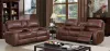 Furniture of America CM6950BR-LV Walter - Loveseat - Brown