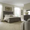 Liberty Furniture 297-BR-CPB Paradise Valley - California King Panel Bed - Saddle Brown