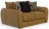 Jackson Furniture Industries 240602-1273/16-3073/16 Corvara - Top Grain Italian Leather Match Loveseat - Caramel