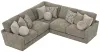 Jackson Furniture Industries 3145/63/59/73-28 Jackson Furniture Industries 3145/63/59/73-28 Turner - 3 Piece Sectional - Mushroom
