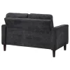 Coaster Fine Furniture 509982 Bowen II - Fabric Upholstered Track Arm Loveseat - Steel Gray