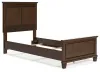 Ashley Furniture B685/31/36/52/53/86 Ashley Furniture B685/31/36/52/53/86 Danabrin - 5 Pc. - Dresser, Mirror, Twin Panel Bed - Brown