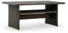 Ashley Furniture P465-625 Brook Ranch - Rect Multi-use Table - Brown
