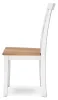Ashley Furniture D398-01 Ashley Furniture D398-01 Gesthaven - Dining Room Side Chair (Set of 2) - Natural / White