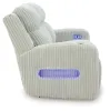 Ashley Furniture PC6420315 Forest Lake - Power Reclining Sofa With Adj Headrest - Alloy
