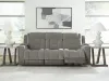 Ashley Furniture PC8350515 Mixed Motion - Power Reclining Sofa With Adjustable Headrest - Shadow