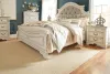 Ashley Furniture B743B6 Ashley Furniture B743B6 Realyn - King Upholstered Panel Bed - Chipped White