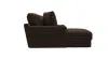 Jackson Furniture Industries 3045/75/73-09 Jackson Furniture Industries 3045/75/73-09 Comfrey - 2 Piece Sofa / LSF Chaise - Chocolate