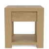 Riverside Furniture 91012 Davie - Chairside Table - Light Brown