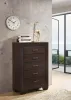 CoasterEveryday 204395 Kauffman - 5-Drawer Bedroom Chest - Dark Cocoa