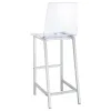 CoasterEssence 100295 Juelia - Bar Stools (Set of 2) - Chrome And Clear Acrylic