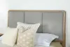 CoasterElevations 224301KE Arini - Upholstered Eastern King Panel Bed Sand - Wash And Gray