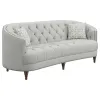 CoasterElevations 505641-S2 Avonlea - 2 Piece Upholstered Sloped Arm Sofa Set Fabric - Gray