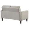 Coaster Fine Furniture 506786 Bowen - Upholstered Track Arm Tufted Loveseat - Beige