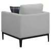 CoasterElevations 508683 Apperson - Upholstered Track Arm Accent Chair - Light Gray
