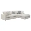 CoasterEssence 551321-SETB Serene - 4 Piece Upholstered Modular Sectional Sofa - Beige