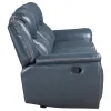 Coaster Fine Furniture 610271 Sloane - Upholstered Padded Arm Reclining Sofa - Blue