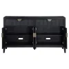 Coaster Fine Furniture 108235 Brookmead - 4 Door Sideboard Buffet Storage Cabinet - Black