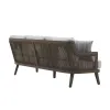 New Classic G2762-23 Genova - Patio Sofa With Two Accent Pillows - Gray