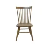 Intercon CL-CH-1108W-WCT-RTA Colonial Oak - Spindle Chair - Weathered Chestnut