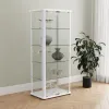 Coaster Fine Furniture 950399 Aero - 5-Shelf Display Curio Cabinet With LED Lighting - White